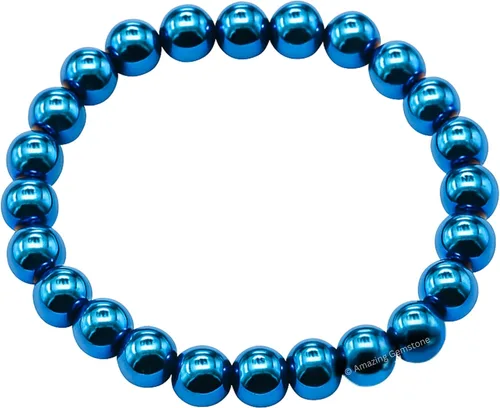 Vista 23 de Amazing Gemstone Crystal Bracelet for Women Men's Gifts - Protection Healing Crystal Bracelet - 8mm Gemstone Beaded Stretchable Bracelet Pulseras