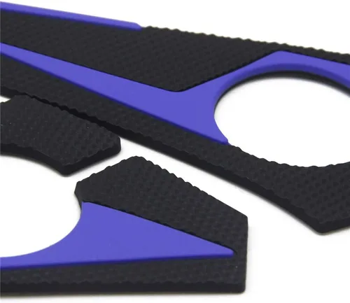 Vista 2 de Adhesivo 3D para motocicleta, diseño de carenado, color azul