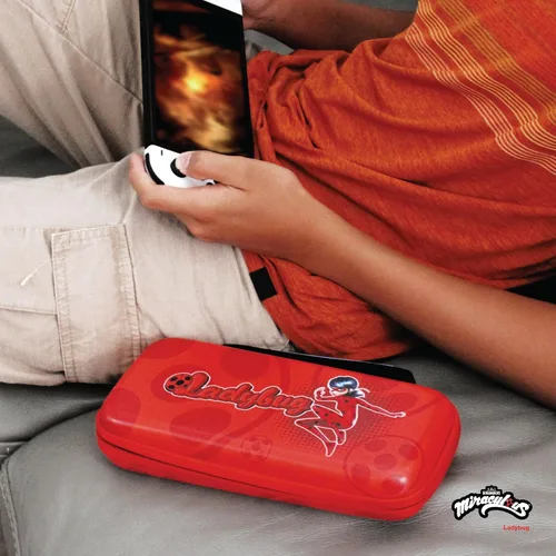 Vista 7 de Hyperkin Limited Edition Official Miraculous EVA Hard Shell Protective Travel Carrying Case Officially Licensed - For Nintendo Switch OLED