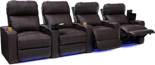Vista 14 de Seatcraft Julius - Asiento de cine en casa (2 unidades), color negro