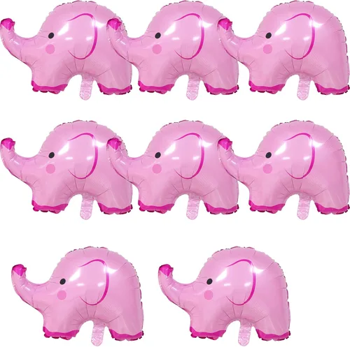 Vista 13 de Globos de abeja, 6 piezas de globos de aluminio con forma de helio para fiesta de animales de dibujos animados para selva safari temática telón