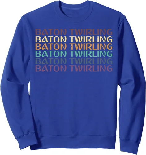 Vista 3 de Twirler majorette baton twirling parades costumes gymnastics Sweatshirt