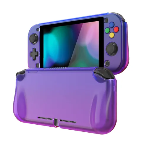 Vista 44 de PlayVital ZealProtect Protective Case for Nintendo Switch Lite, Ergomomic Grip Hard Cover - Durable Shock-absorbent Shock-Absorption Anti-Scratch