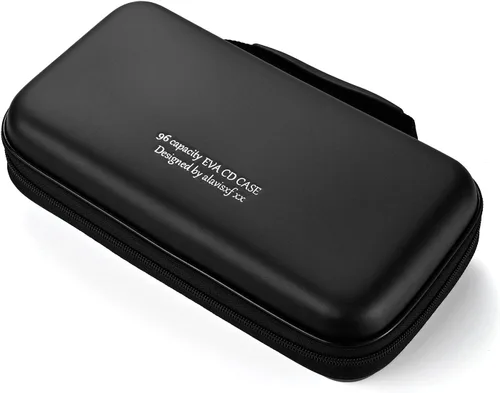 Vista 16 de LIOVODE Funda para DVD, estuche de CD EVA, organizador de almacenamiento, portátil, protector de DVD, soporte para billetera para coche CD Holder