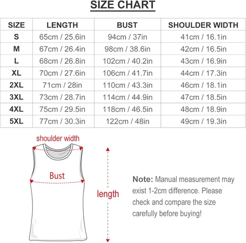 Vista 5 de Men's Graphic Tank Tops Gym Vest Sleeveless Shirts Print Novelty Tee