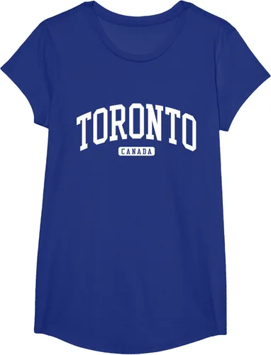 Vista 63 de Camiseta estilo universitario de Toronto Canada, Negro