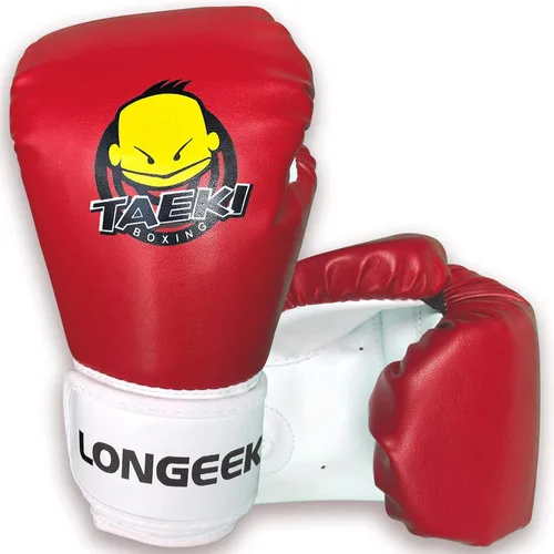 Vista 9 de Guantes de boxeo para niños de 4/6 onzas, guantes de entrenamiento, guantes de bolsa, guantes de lucha para niños de 3 a 15 años