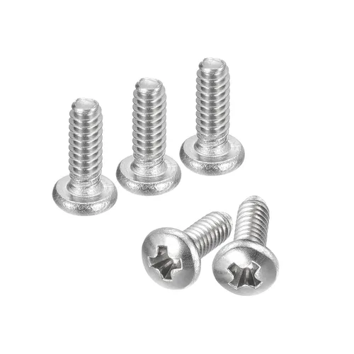 Vista 60 de uxcell Tornillos de máquina de cabeza redonda de 1/4-20x1, tornillo de acero inoxidable 304 18-8, accionamiento Phillips, totalmente roscado
