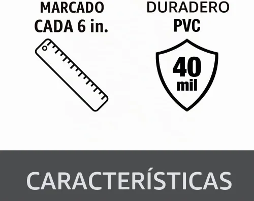 Vista 5 de Kit de revestimiento para cajuela color gris Oatey 41620 40, 5-pies x 6-pies