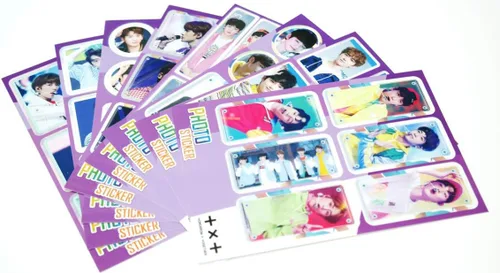 Vista 5 de TXT - The Chaos Chapter: Freeze [World ver.] (El segundo álbum) [Pre-Order] CD+Photobook+Póster plegado+Otros con seguimiento, pegatinas decorativas