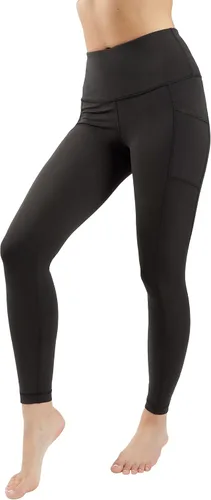 Vista 2 de 90 Degree By Reflex - Leggings de cintura alta con control abdominal, Interlink, a prueba de sentadillas, longitud hasta el tobillo, con bolsillos
