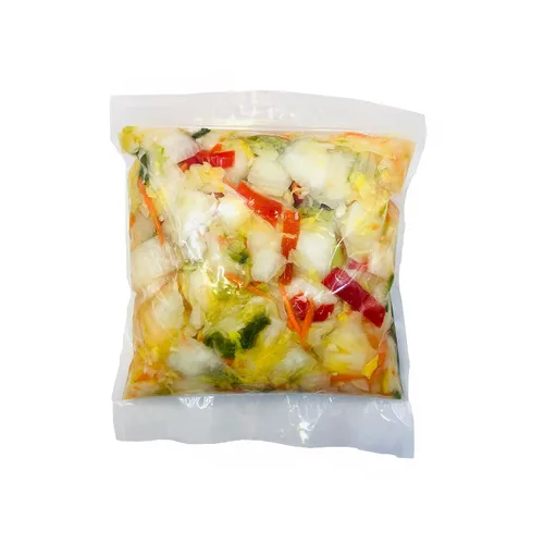 Vista 2 de Kimchi de col blanca de napa de medio galón (3.5 libras) [vegano, sin gluten, sin OMG, probiótico] por Choi's Kimchi Co. fabricado en Estados Unidos.