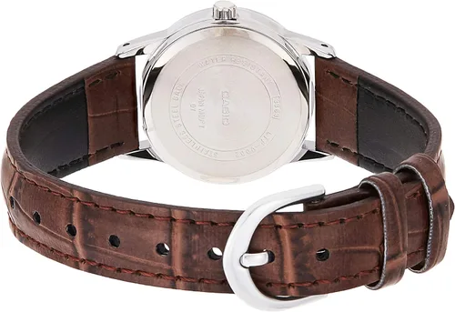 Vista 2 de Casio LTP-V002L-7B2 - Reloj analógico estándar para mujer con números plateados Plateado Movimiento de cuarzo