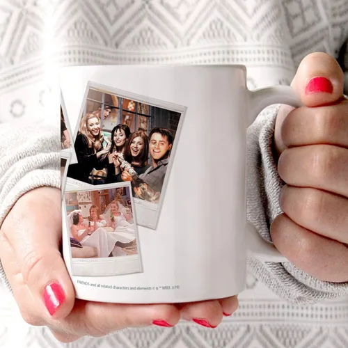 Vista 104 de Trend Setters Friends the Television Show – 25 años – Mercancía oficial – Taza de café o té de cerámica blanca de 11 onzas – perfecta para regalar