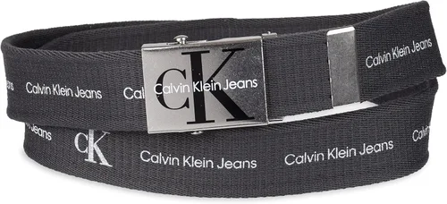 Vista 2 de Calvin Klein de los hombres ajustable Firma algodón belt-white