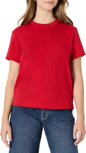 Vista 8 de Amazon Essentials (Selección de Demi) Camiseta de cuello redondo de ajuste holgado de algodón para mujer