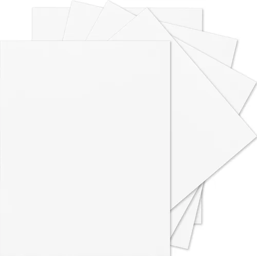 Vista 7 de 25 Hojas de Papel de Cartulina Negra 8.5 x 11 Pulgadas, 250 GSM/92 lb Papel de Cartulina Gruesa para Tarjetas DIY, Papel de Cartulina