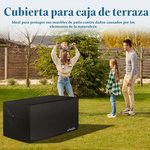 Vista 5 de Cubierta para caja de cubierta, impermeable 600D Oxford, 52 x 27 x 27 pulgadas