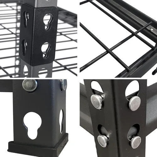 Vista 6 de Juggernaut Storage Pachira - Estantería de acero de 36 pulgadas de ancho x 18 pulgadas de profundidad x 72 pulgadas de alto, altura ajustable, 5