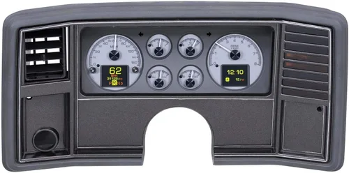 Vista 2 de Dakota Digital 78-88 Chevy Monte Carlo Kit de calibre personalizable aleación de plata HDX-78C-MC-S