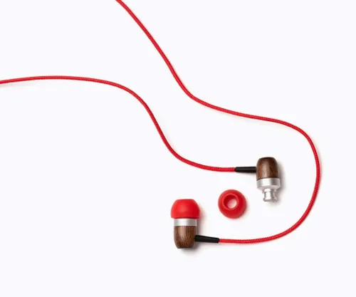 Vista 3 de Symphonized Auriculares de madera premium con cable (conector de 0.138 in) Sonido de graves profundos, sonido 3D, control de volumen de micrófono