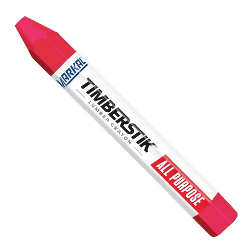 Vista 10 de Markal 80356- Timberstik Crayón para Madera Multiusos, a Base de Cera, 1/2" Hexagonal x 4-5/8" de Longitud, Resistente a la Intemperie y a la Verde