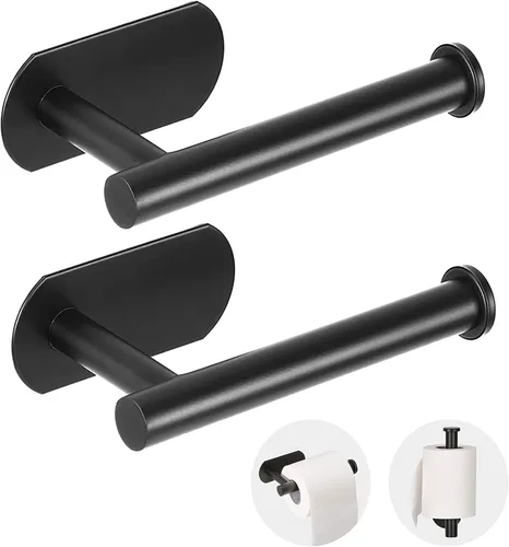 Vista 9 de JOPOFI Portapapel Higiénico - Portapapel Higiénico Autoadhesivo de Montaje en Pared para Baño, Acero Inoxidable SUS 304 Tira Adhesiva Portarrollo