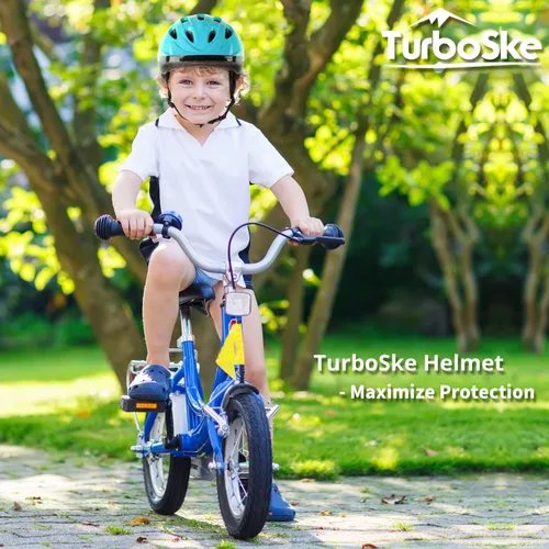Vista 7 de Casco de bicicleta para niños pequeños, casco multideportivo ajustable para niños y niñas