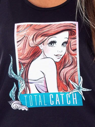 Vista 3 de Disney Little Mermaid Ariel Total Catch - Conjunto de pijama para mujer