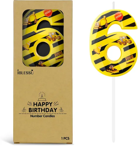 Vista 13 de Velas de cumpleaños de autos de carreras número 1, velas de cumpleaños a cuadros negros y blancos de 2.68 pulgadas, velas con números con temática