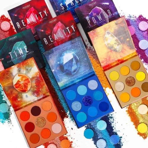 Vista 3 de Docolor - Paleta de sombras de ojos de piedras preciosas, paleta de maquillaje
