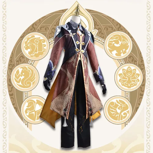 Vista 5 de OSIAS Zhongli Disfraz de cosplay (S), Zhongli