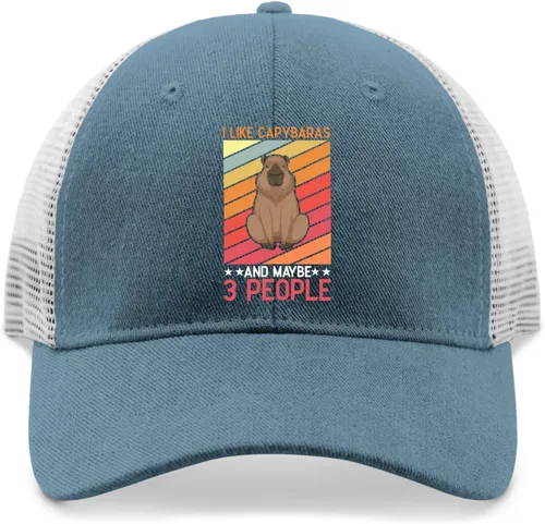 Vista 9 de devor Dad Hat I Like Capybaras and Maybe 3 People Baseball Cap for Women Funny Caps Adjustable