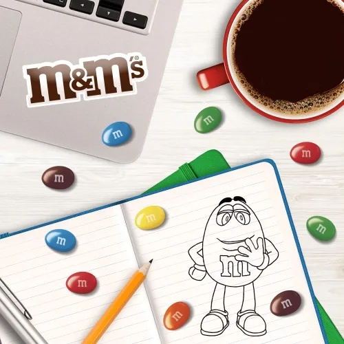 Vista 6 de M&M'S Caramelo de maní, bolsa de cacahuetes de chocolate con leche, 1.74