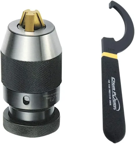 Vista 4 de Portabrocas sin llave especial de 1/64"-1/2" con soporte JT2 y mordazas de titanio
