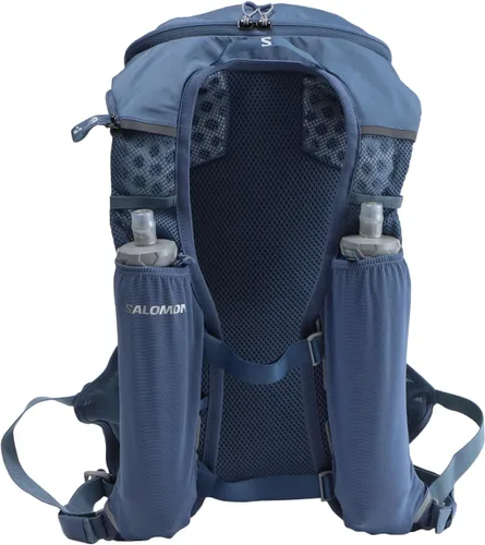 Vista 2 de Salomon Unisex Agile 12 Set, Hydration & Storage Vest with 500ml Flasks Included Azul Copen / DENIM OSCURO