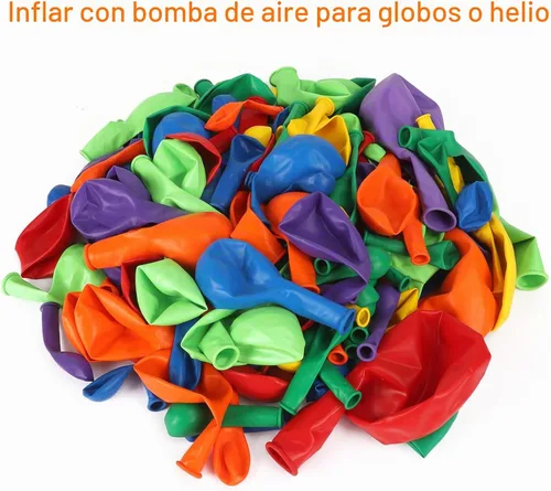 Vista 5 de RUBFAC Kit de arco de guirnalda de globos de arco iris de 189 piezas, 7 colores surtidos de globos de látex de 5/12/18 pulgadas para fiesta