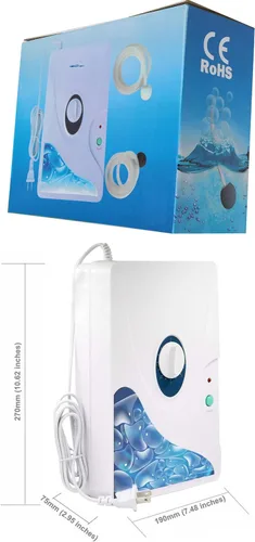 Vista 5 de Generador de ozono purificador de aire Salida de ozono 600mg/h blanco
