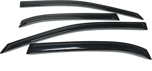 Vista 6 de Viseras tintadas de humo para ventana, protector de ventilación, deflector compatible con Chevrolet Equinox 2010-2017