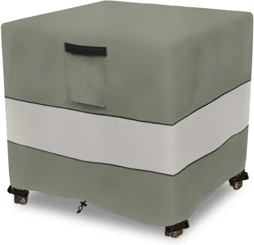 Vista 21 de Cubiertas para juego de muebles de patio Aacabo para 3 piezas de bistró al aire libre, cubierta impermeable 100% para muebles de exterior para 2