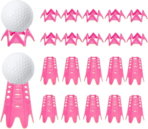 Vista 11 de Tees de golf de plástico, tees de simulador de golf para el hogar, tees de golf para exteriores e interiores, simulador de práctica y entrenamiento