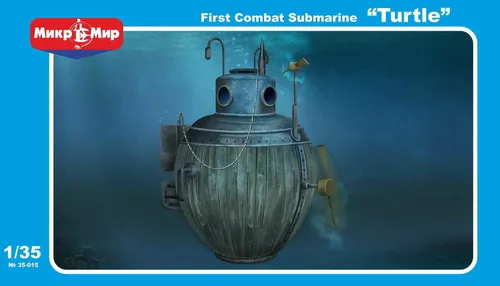 Vista 2 de Primer submarino de combate "Tortuga" 1/35 MICRO-MIR 35-015NUEVO