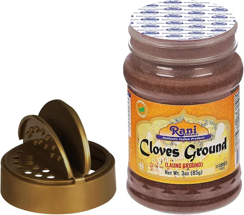 Vista 5 de Rani Clavos en polvo (lanzamiento) de especias indias de 3 onzas (3.00 oz) tarro de PET ~ Todo natural, apto para gluten, sin OMG, kosher vegano