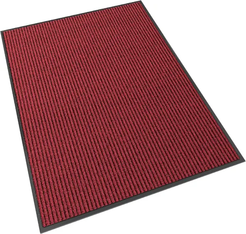Vista 24 de Tapete para puerta delantera, 48 x 24 pulgadas, resistente para interiores y exteriores, tapete de bienvenida antideslizante para entrada, parte