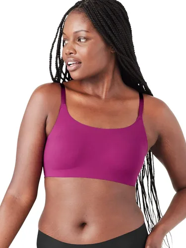 Vista 25 de True & Co - Brasier True Body con tirantes ajustables y cuello redondo para mujer Negro