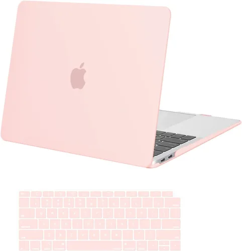 Vista 7 de MOSISO - Compatible con funda para MacBook Air de 13 pulgadas, versión 2022, 2021, 2020, 2019, 2018, A2337 M1 A2179 A1932, Touch ID, carcasa rígida