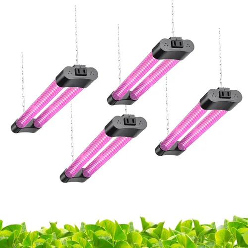 Vista 17 de Hlite Paquete de 2 luces LED de cultivo de 16 pulgadas, luces de cultivo enlazables para plantas de interior, luces de plantas de espectro completo