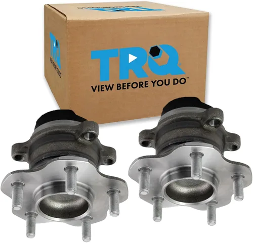 Vista 17 de Conjunto de rodamiento de rueda delantera de 2 piezas y buje TRQ Compatible con Pontiac Solstice 2006-2009 Saturn Sky 2007-2010