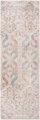 Vista 10 de Unique Loom Deepa Collection - Alfombra de área - Congruence (rectangular 2' 0" x 3' 0", marfil/borgoña)