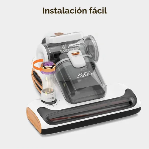 Vista 7 de JIGOO T600 Accesorios, Aroma Capsule Floral Delight x3, para aspiradora de colchón de cama T600
